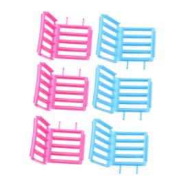 Baluue 6sets Hair Curler Boards Curly Hairstyle Clips Random Color Hair Styling Tool for Root Curling and Volume Lightweight and Easy to Use