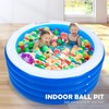 Biange Blow Up Pool, 72" X 30" Round Inflatable Swimming