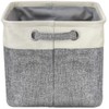 Sorbus Fabric Storage Cubes 15 Inch, 3 Pack, Grey, Jute