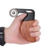NICEYRIG Hand Grip Camera Side Handle with ARRI Rosette, Wooden