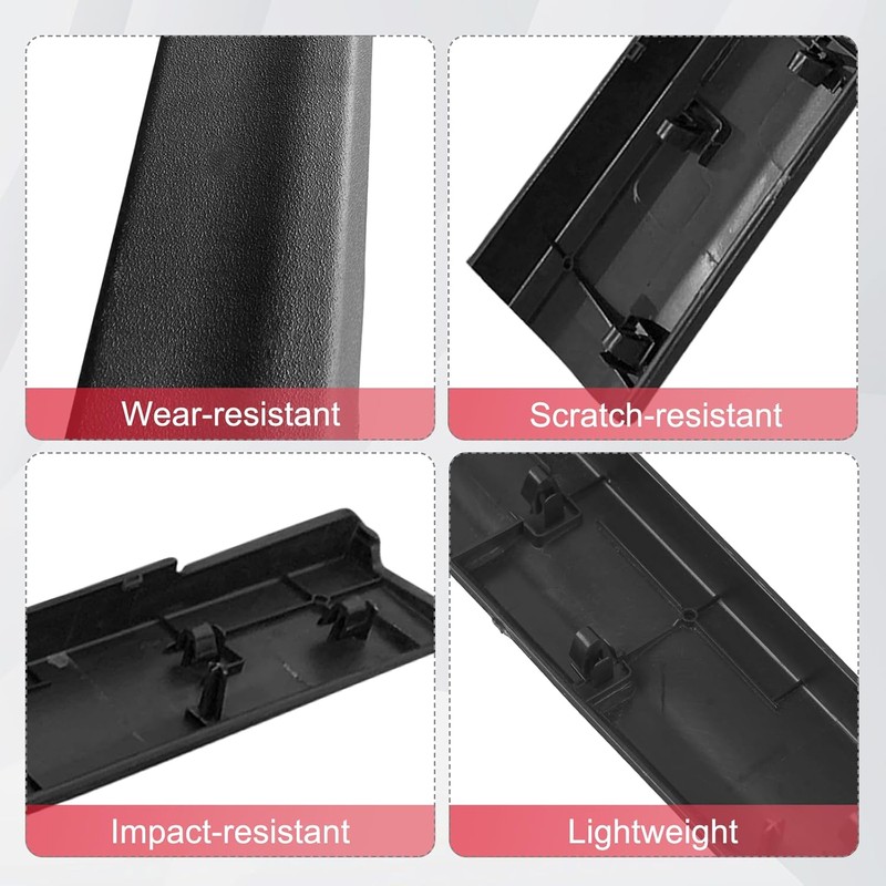Rear Tailgate Protector Spoiler Top Trim Cover Rear Truck Molding