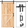 EaseLife 8 FT Sliding Barn Door Track and Handle Hardware