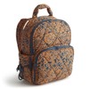 Vera Bradley Women's Featherweight Small Banbury Backpack Bookbag, Lotus Montage