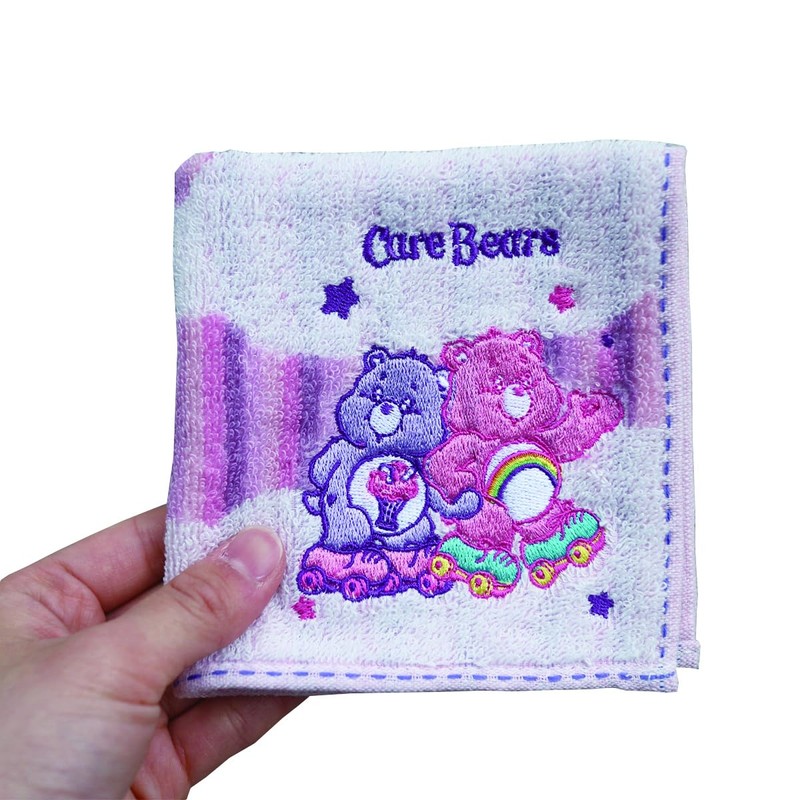 Marushin 5545003200 Mini Towel, Care Bear, Combination Bear (Pink), Handkerchief,