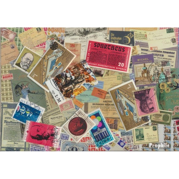 DDR 10 various stamps only out blocks (Stamps for collectors)