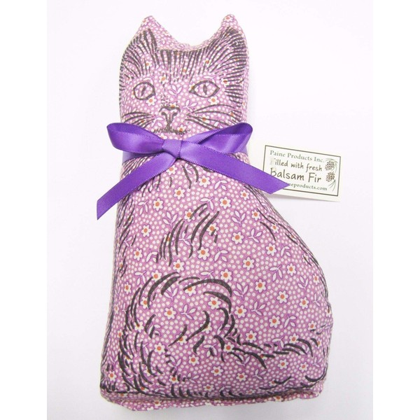 Paine's Balsam FIR Pillow 8"x4.5" CAT Shape Pine Tree Sachet