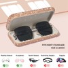 Blueshyhall Sunglasses Case Hard Case Glitter Bling Glasses Case with