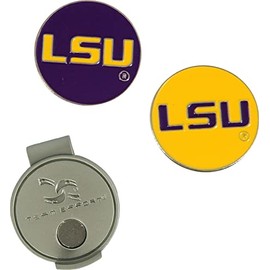 Team Effort LSU Tigers Hat Clip & 2 Ball Markers