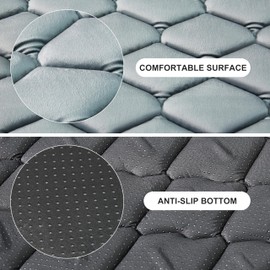 Geegoos Dog Crate Mattress,Washable Soft Kennel Pads,Pet Bed Blanket Dog Crate Mat Suitable for 30 inch Cage,Dog Bed Mats for Medium Dogs and Cats(58x43cm,Grey)