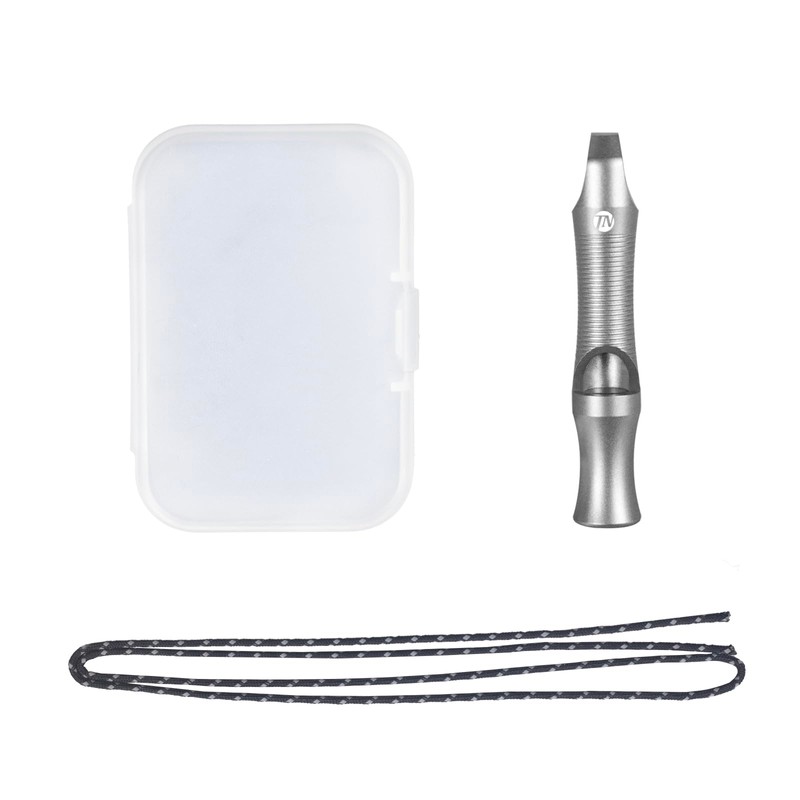 ThruNite EDC Titanium Alloy Whistle, Ultra Lightweight, Big Sound Emergency