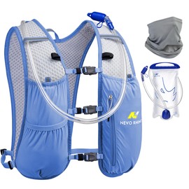 N NEVO RHINO Running Hydration Vest for Women 1.5L Water Bladder Backpack 5L Small -Lightweight Breathable Hydration Vest for Hiking Trail Running Cycling Marathon for Women
