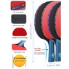 Table Tennis Set, Portable Table Tennis Bats and Balls |