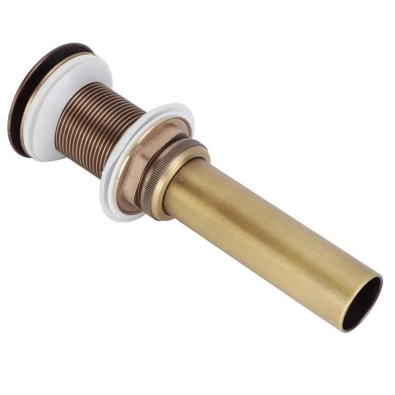 Popup Drain Stopper, Brass Bathroom Sink Drain Stopper, Antique Color