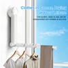 Obsoorth Foldable Clothes Drying Rack with Suction Cup, Wall-Mounted Clothes