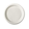 '"Pure Sugar Cane Plates Undivided Diameter 18 cm, 2 cm