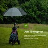 Heavy Duty Golf Push Cart Umbrella Holder, Aluminium Alloy Base