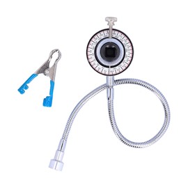 Torque Protractor, 1/2 Inch Drive Wrench Protractor, 360° Angle Torque, Rotation Tester, Angle Wrench Measuring Device with Flexible Clamping Arm