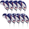 10 Pcs Golf Headcovers Iron Covers for Irons 4 5
