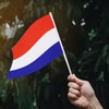 Netherlands Flag Holland Dutch Small Stick Mini Hand Held Flags