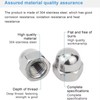 10 Pcs Acorn Cap Nuts, M12 Stainless Steel Hex Dome