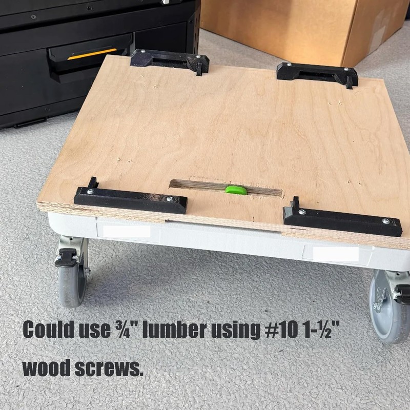 JILINWEI 8Pcs Mounting Feet for ToughBuilt StackTech,Mounting Plate Brackets Cleats