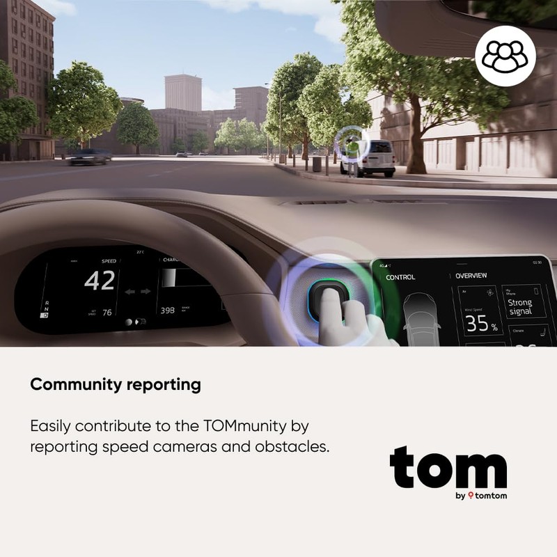 TomTom Speed Camera Detector - No Subscription | Tom by