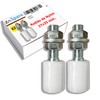 ZASPARE Nylon Sliding Door Rollers Industrial Guide Rollers for Indoor