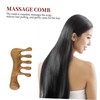 Healeved Wooden Massage Comb Smooth Multi Purpose Comb for Scalp