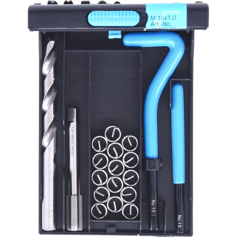 KS Tools 150.6060 Stainless steel thread repair set M10x1,0x14mm, 19