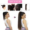 BEAUTY ON LINE Curly Ponytail Extension 30 inch Long Drawstring