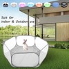 Small Animals Playpen, Portable Pop-up Open Interactive Pet Tent, Indoor