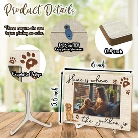 Nrleey Golden Retriever Picture Frame 4x6 - Golden Retriever Gifts for Women, Dog Mom Gifts