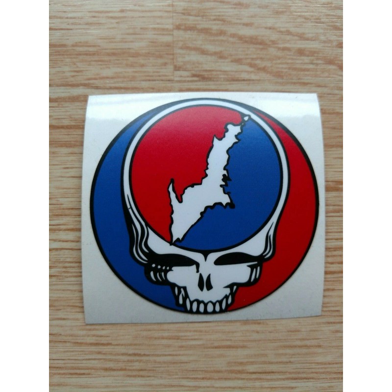 Grateful Dead Sticker-Yooper Stealie-3" Marine Vinyl-Upper Peninsula Michigan