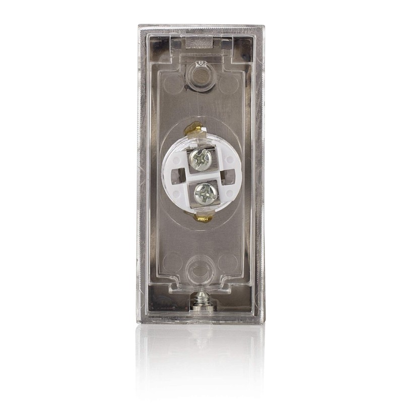 Byron 7910 Wired Bell Push, White, 2 Wire