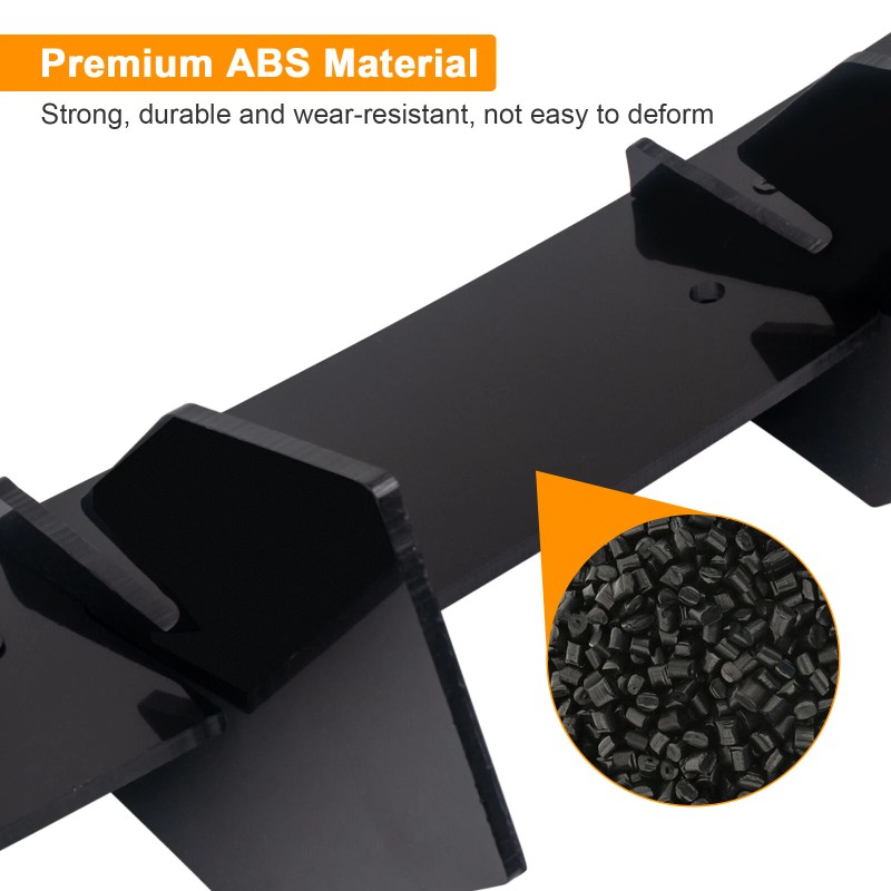 Joyoto For Ford Mustang 2018-2021 Glossy Black Rear Diffuser +