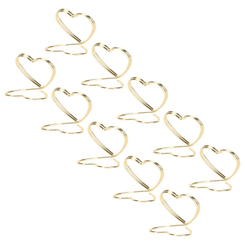 50Pcs Place Card Holder Heart Shape Cute Colorfast Table Card