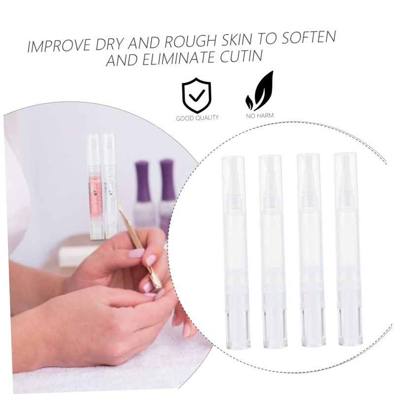 Mikinona 4Pcs Lip Oil Pens Concealer and Lip Gloss Tubes