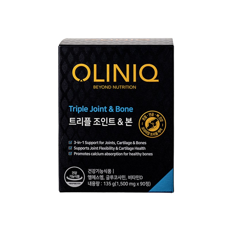 OLINIQ 트리플 조인트 본 (90정) / 글루코사민 + MSM +