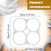 beinkmake 5 in 1 Circle Router Template Acrylic Clear Valet