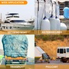Dock Lines Boat Ropes for Docking 3/8" x15' Double Braided