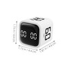 Mikinona Cube Timer Digital Kitchen Timer Portable Study Cooking Alarm