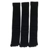Men's 5 Toe High Socks, 3 Pairs Set, 100% Cotton