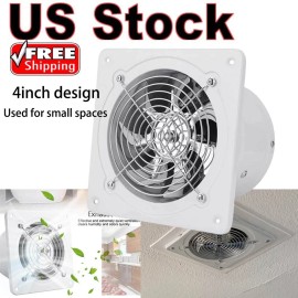 Unbranded 4" Exhaust Fan Ventilation Extractor Fan 110V Wall-Mounted Blower Duct Fan #WW