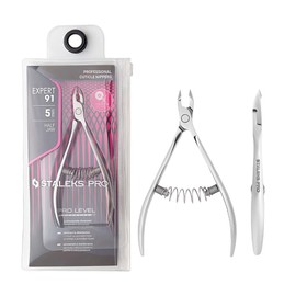 STALEKS PRO by Natury Nails Professional Cuticle Nippers 5 mm Stainless Steel Expert (NE-91-5)