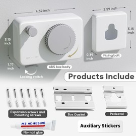 Ruirgo Retractable Clothesline Indoor, Clothes Line Outdoors, Clothesline with Anti-Sagging Function, 165inch Stainless Steel Clothes Drying Line, Can Be Installed in Balcony, Bathroom, Laundry Room.