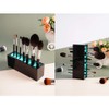 JAMEND CLXP Makeup Brushes Holder Organizer, Silicone Vanity Air Drying