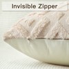 OTOSTAR Cushion Covers 30x50cm Nordic Set of 2 Short Wool