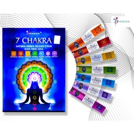 Divine Magick 7 Chakra Incense Sticks 15gms - 7 Packs