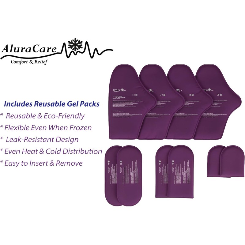 Cold Therapy Glove And Sock Set with Cooling Cap for