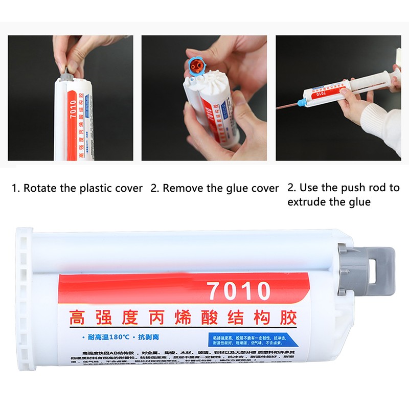 Acrylic Structural Adhesive High Strength Quick Dry High Temperature Resistant